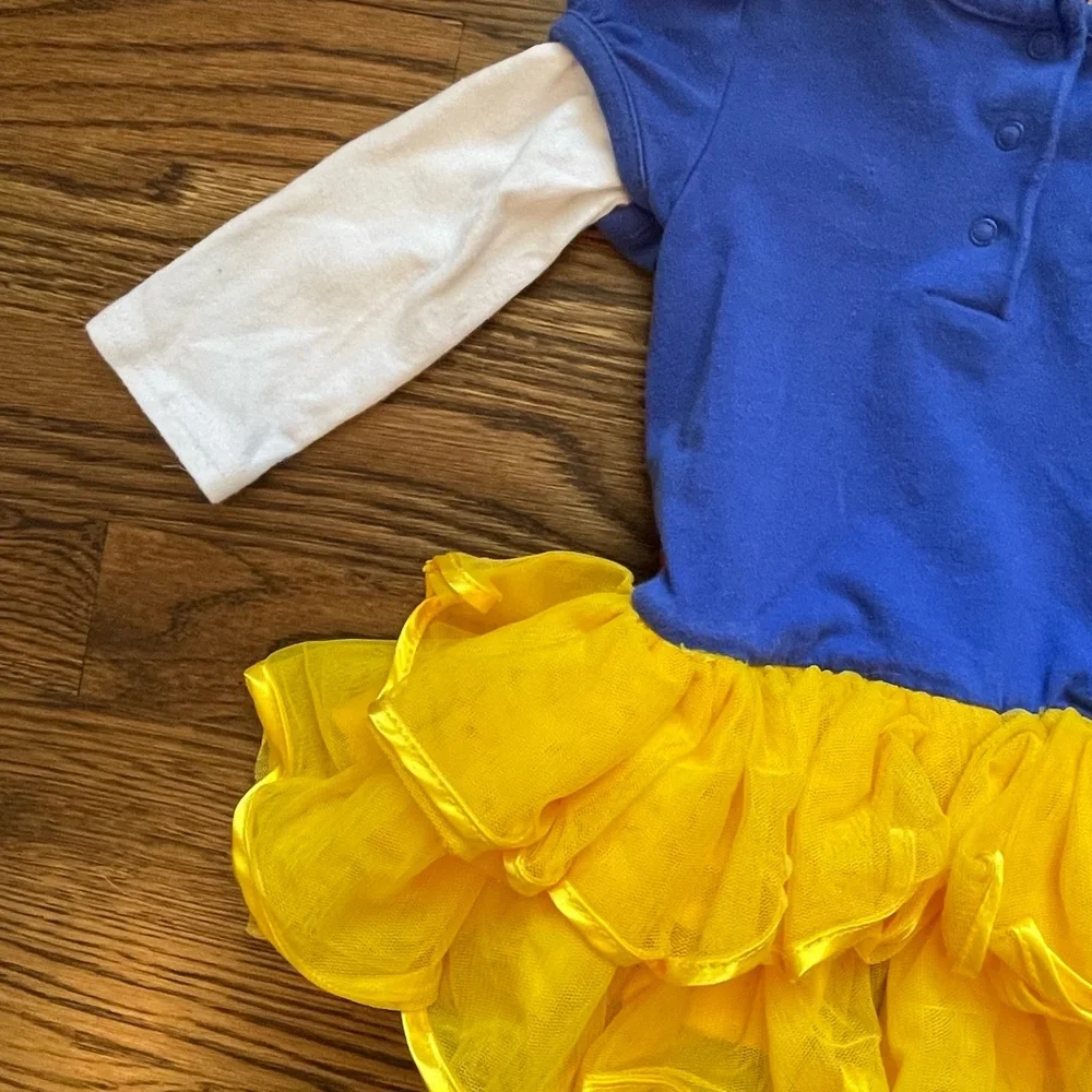 Disney Baby Girls Snow White Costume with TUTU Dress Up Size 9 Mths